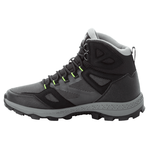 Zwart-grijze Heren Downhill Texapore Mid Jack Wolfskin Origins