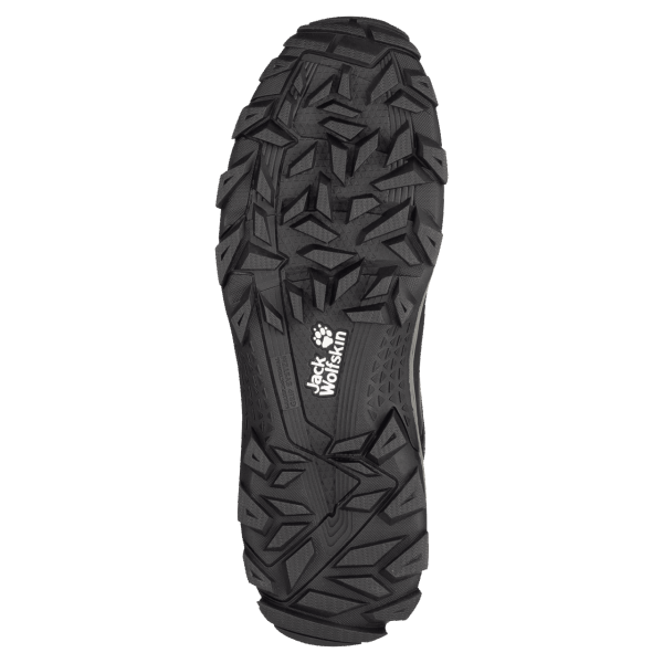 Zwart-grijze Heren Downhill Texapore Mid Jack Wolfskin Origins