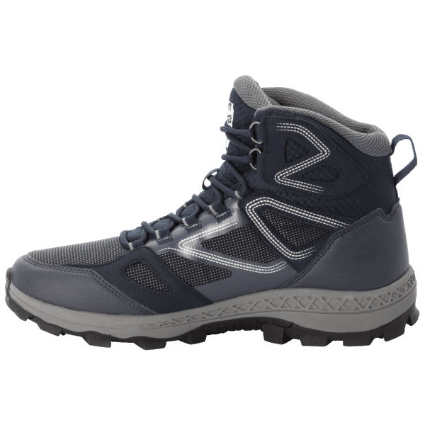 Donkerblauwgrijze Heren Downhill Texapore Mid Brand Jack Wolfskin