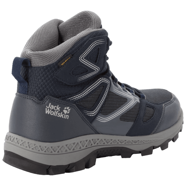 Donkerblauwgrijze Heren Downhill Texapore Mid Brand Jack Wolfskin