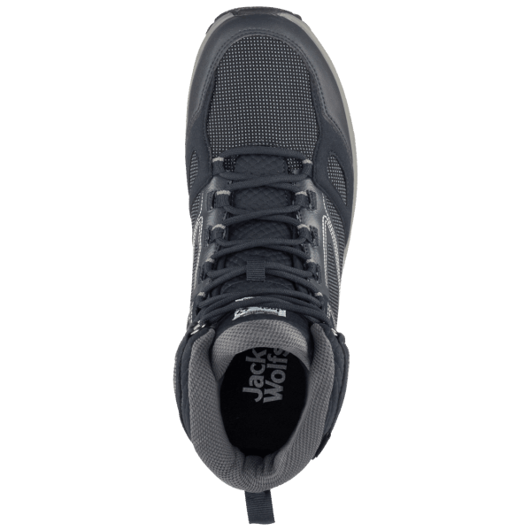 Donkerblauwgrijze Heren Downhill Texapore Mid Brand Jack Wolfskin