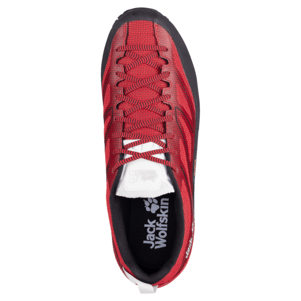 Heren Scrambler 2 Texapore Low Jack Wolfskin Zwart-rode Collectie