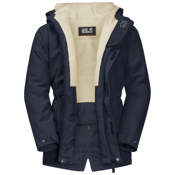 Behaaglijk Berenjack Voor Meisjes Origineel Jack Wolfskin Nachtblauw