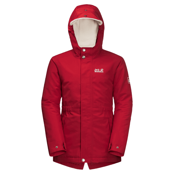 Jack Wolfskin Indisch Rood Knus Berenjack Voor Meisjes Nieuw
