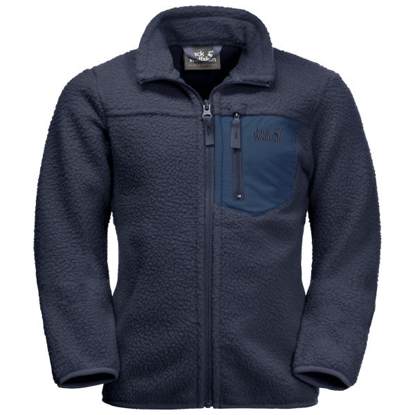 Nachtblauw Jack Wolfskin Origins Ijswolkenjack Voor Kinderen