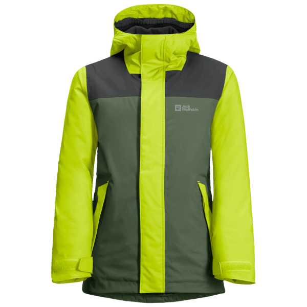 Ijzige Bergjas Voor Kinderen Tijmgroen Hot Jack Wolfskin