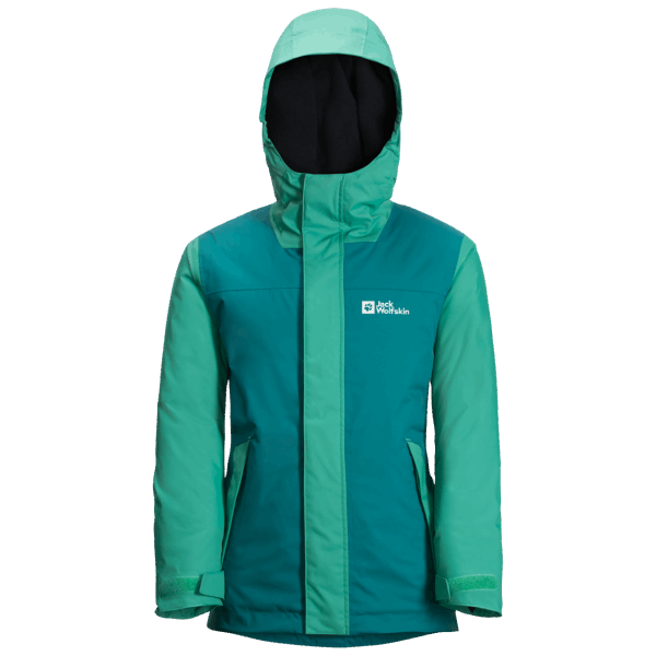 Ijzige Bergjas Voor Kinderen New Bay Blue Jack Wolfskin
