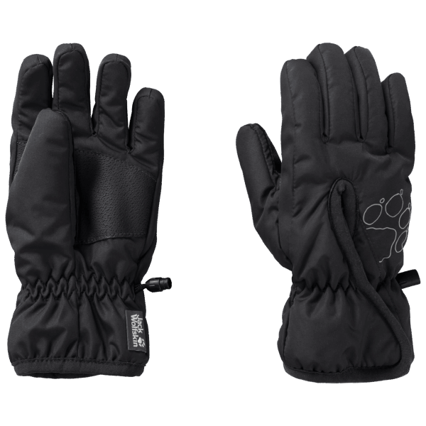 Collectie Gemakkelijke Instap Kinderhandschoen Wolfskin Zwart