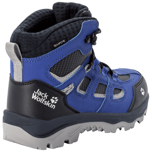Donkerblauw-grijze Jack Wolfskin Kid's Vojo Texapore Mid Best