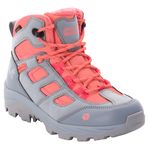 Grijs Roze Vojo Texapore Mid Jack Wolfskin-collectie Voor Kinderen