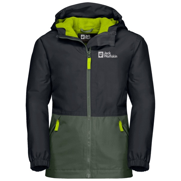 Tijm Groene Kid's Snowy Days Jack Collecties Jack Wolfskin
