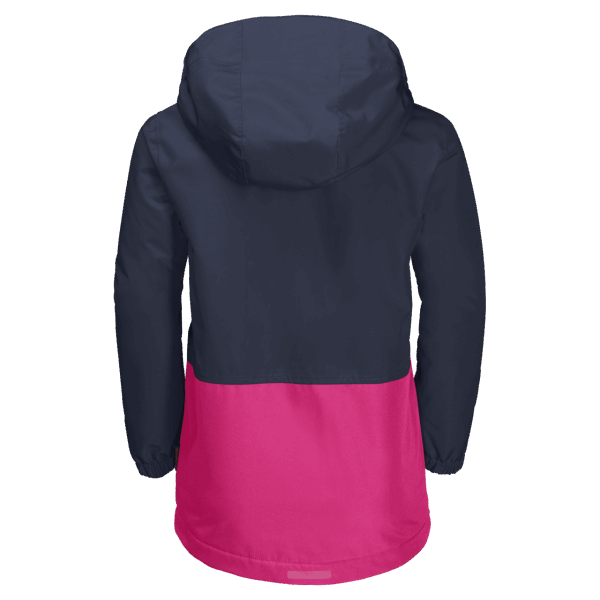 Originele Roze Pioen Jack Wolfskin Snowy Days Kinderjas