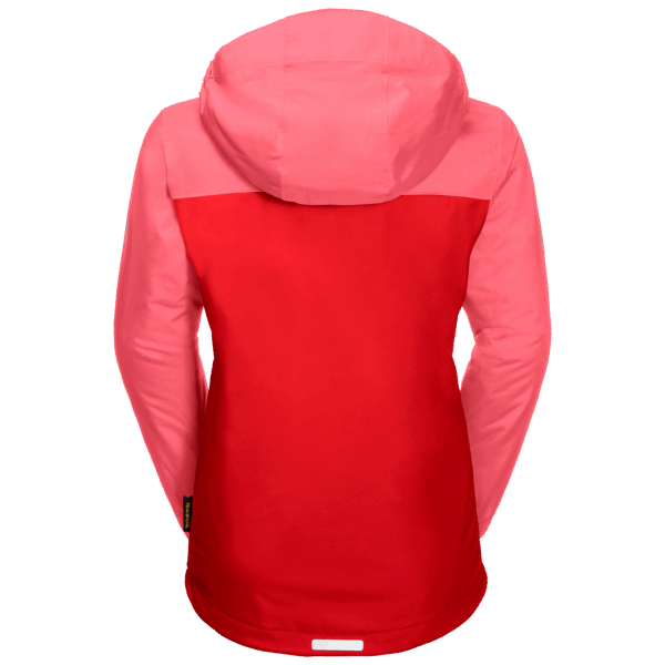 Jack Wolfskin Brands Vier Meren Kinderjas Vurig Rood