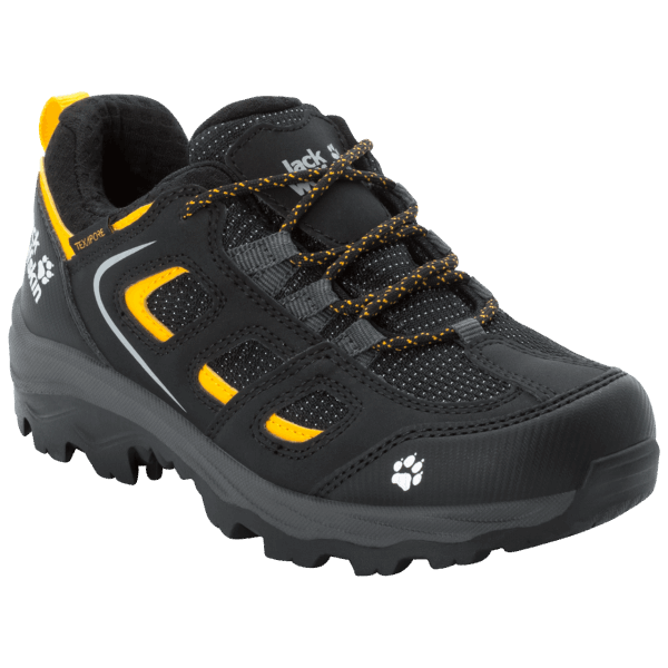 Vojo Texapore Low K Jack Wolfskin Zwart-potige Gele Mode