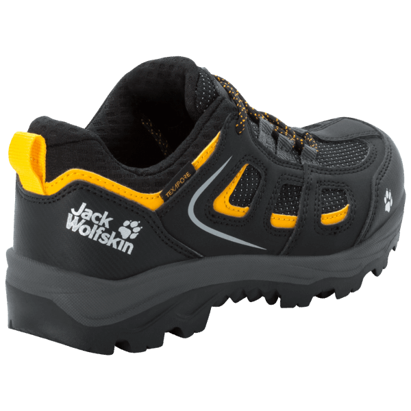 Vojo Texapore Low K Jack Wolfskin Zwart-potige Gele Mode