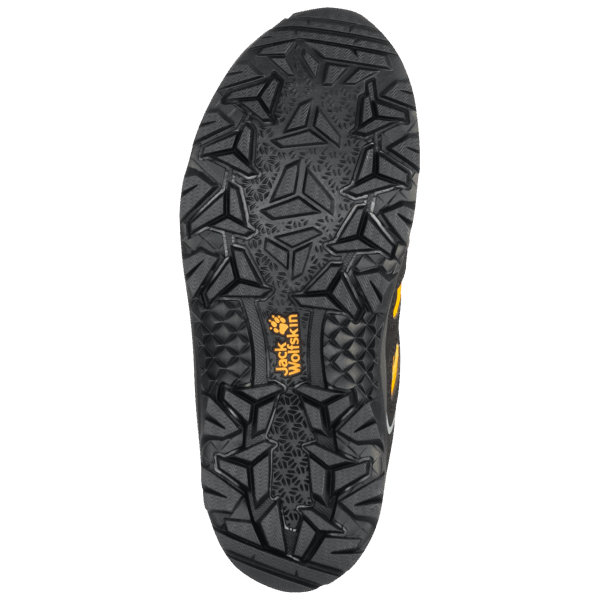 Vojo Texapore Low K Jack Wolfskin Zwart-potige Gele Mode