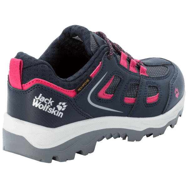 Vojo Texapore Low K Jack Wolfskin Collectie Donkerblauw-roze