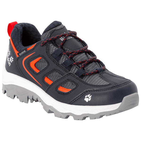 Kid's Vojo Texapore Low Night Blauw-rode Jack Wolfskin-collecties