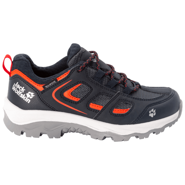 Kid's Vojo Texapore Low Night Blauw-rode Jack Wolfskin-collecties
