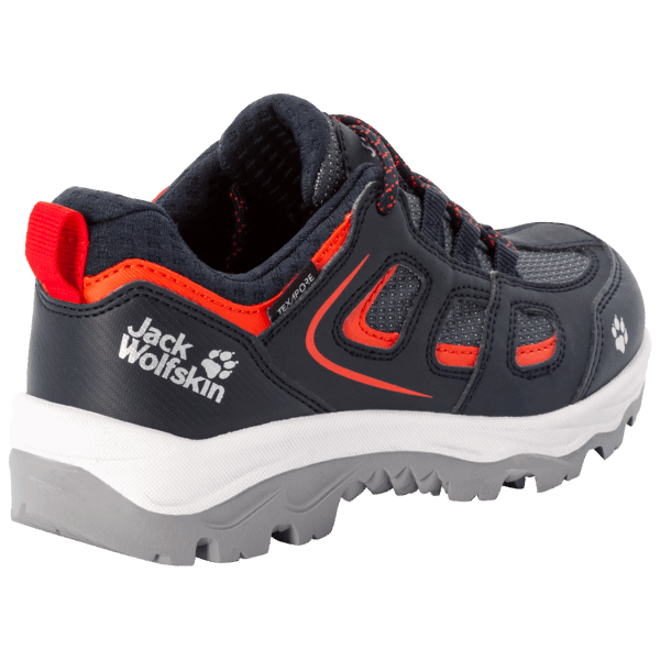 Kid's Vojo Texapore Low Night Blauw-rode Jack Wolfskin-collecties