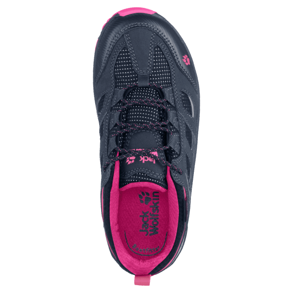 Kid's Vojo Texapore Low Origins Jack Wolfskin Blauw-roze