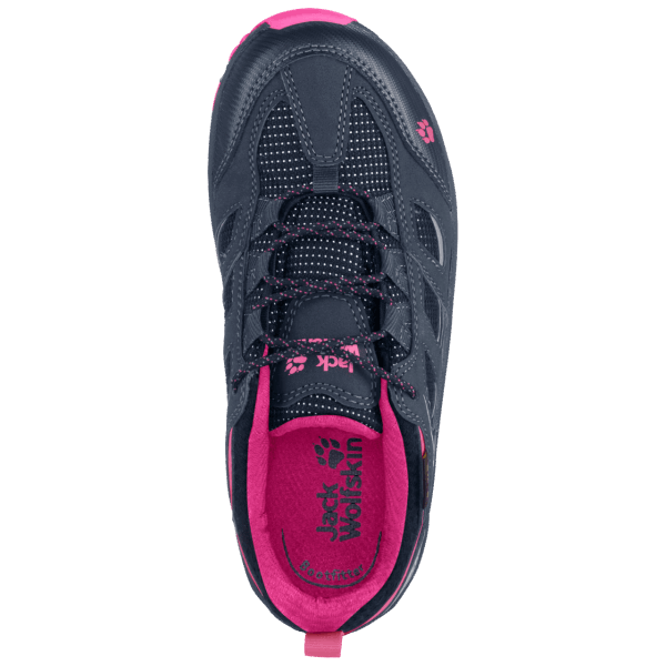 Kid's Vojo Texapore Low Origins Jack Wolfskin Blauw-roze