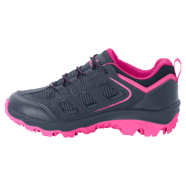 Kid's Vojo Texapore Low Origins Jack Wolfskin Blauw-roze