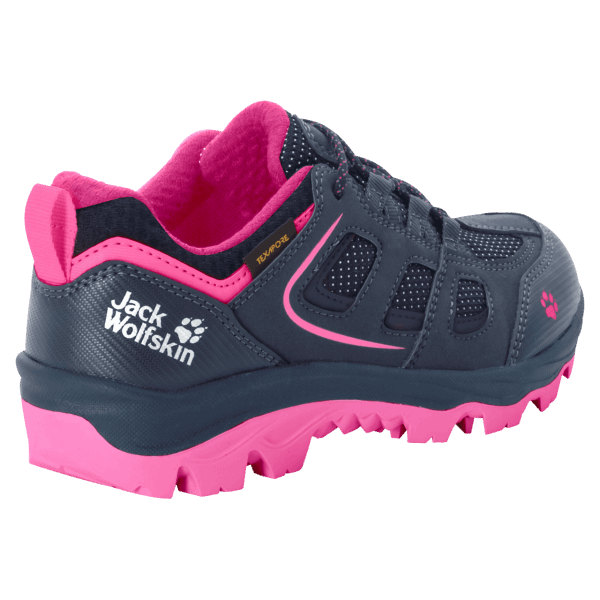Kid's Vojo Texapore Low Origins Jack Wolfskin Blauw-roze