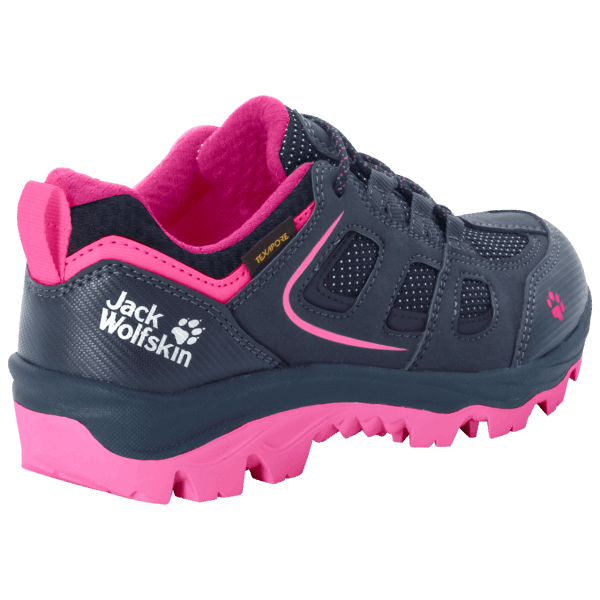 Kid's Vojo Texapore Low Origins Jack Wolfskin Blauw-roze