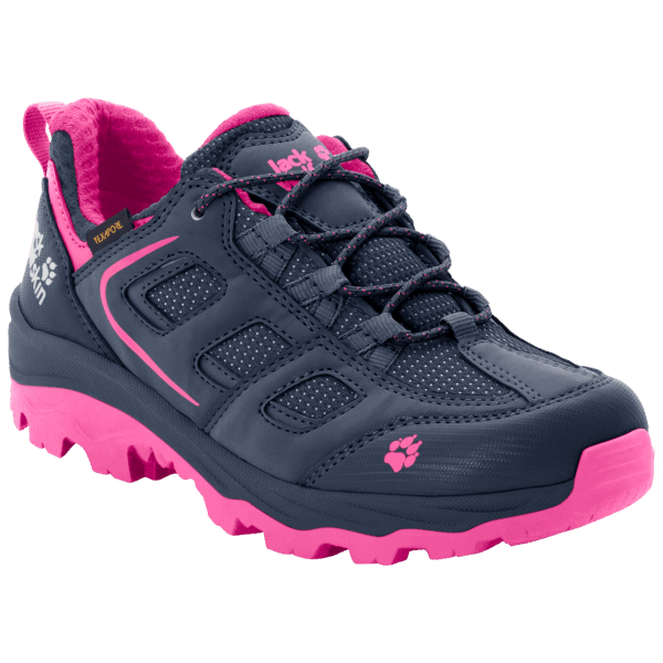 Kid's Vojo Texapore Low Origins Jack Wolfskin Blauw-roze