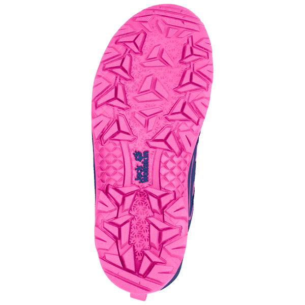 Kid's Vojo Texapore Low Origins Jack Wolfskin Blauw-roze