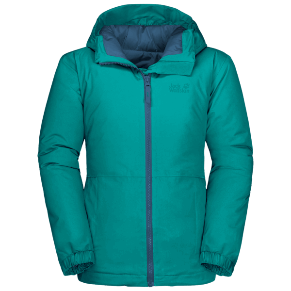Argon Stormjack Voor Kinderen Green Ocean Merk Jack Wolfskin