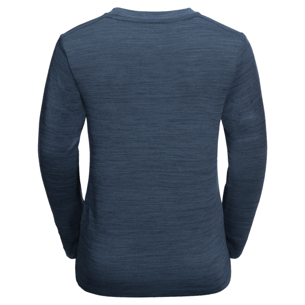 Origineel Donkerblauw-rood Jack Wolfskin Met Lange Mouwen Voor Kinderen
