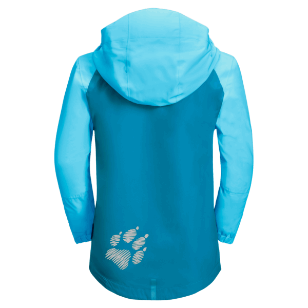 Jack Wolfskin Mode Blauwe Tucan Jas Voor Kinderen