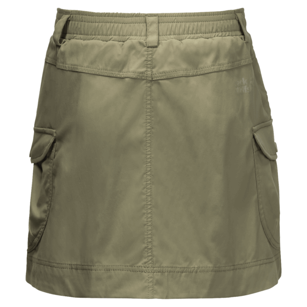 Nieuwe Schatzoekerskort Kaki Jack Wolfskin Voor Meisjes