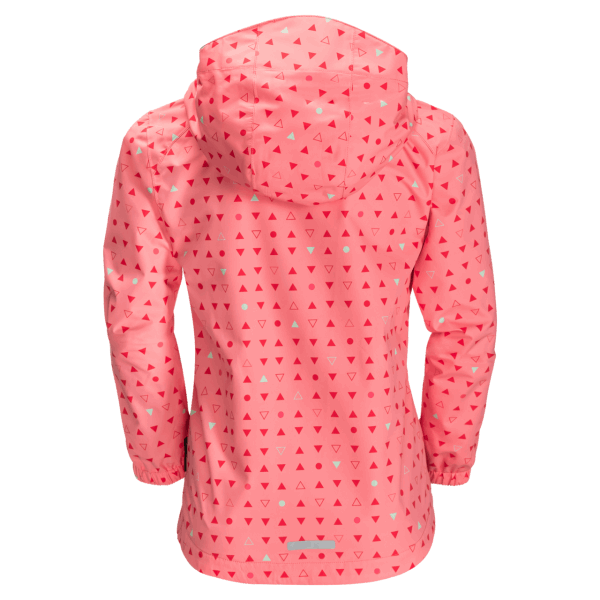 Kinder Tucan Gestippeld Jack Hot Jack Wolfskin Abrikoos Koraal Helemaal Over