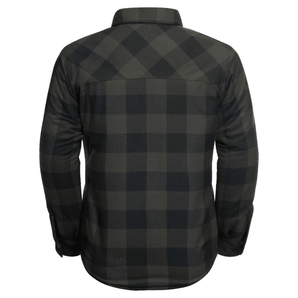 Origins Bonsai Groene Ruiten Jack Wolfskin Whiteville Shacket Voor Kinderen