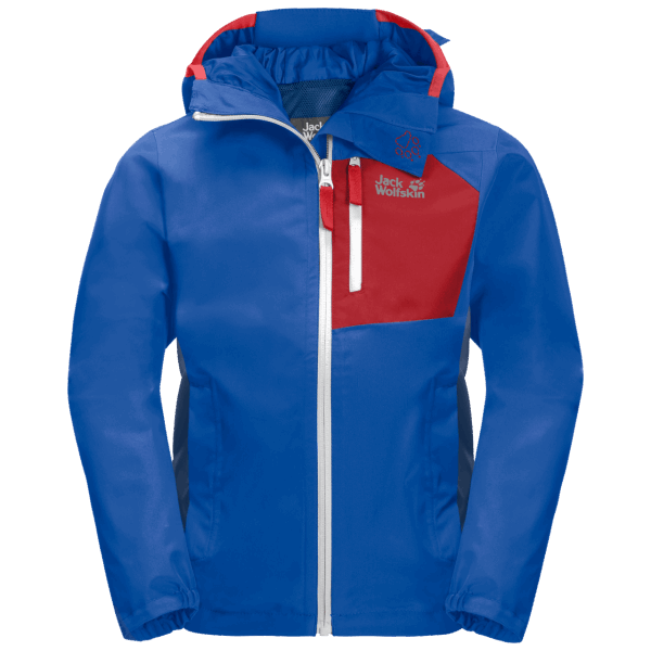 Kid's Actieve Wandeljack Jack Wolfskin Kustblauwe Merken