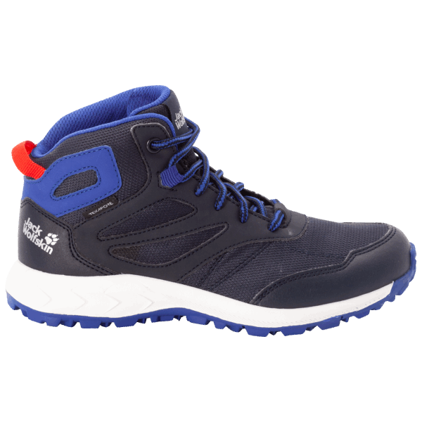 Woodland Texapore Mid K Collections Nacht Blauw-rood Jack Wolfskin