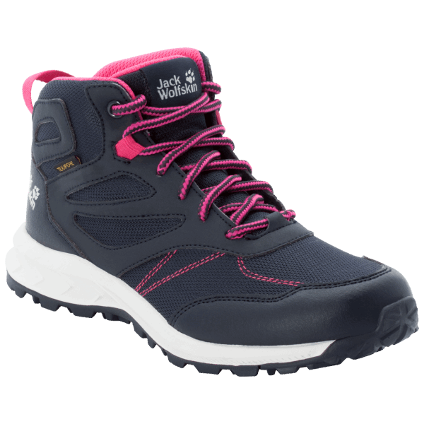 Jack Wolfskin Nachtblauw-roze Herkomst Woodland Texapore Mid K