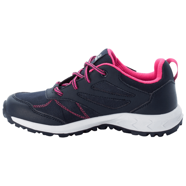 Jack Wolfskin Merk Woodland Texapore Low K Night Blauw-roze