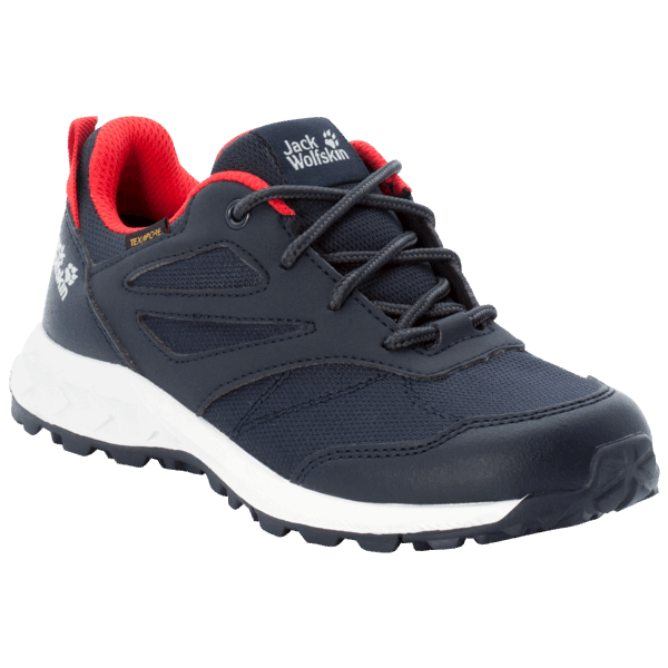 Jack Wolfskin Brands Night Blue-red Woodland Texapore Low K