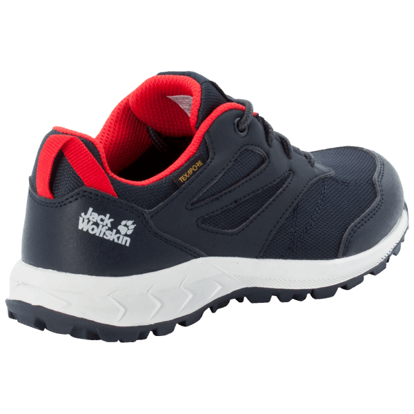 Jack Wolfskin Brands Night Blue-red Woodland Texapore Low K