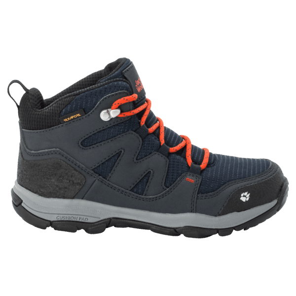 Blauw-oranje Origins Jack Wolfskin Mtn Attack 3 Texapore Halfhoge Wandelschoenen Voor Kinderen