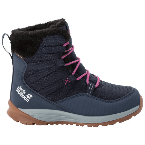 Best Kid's Polar Wolf Texapore Hoge Winterlaarzen Donkerblauw-grijze Jack Wolfskin