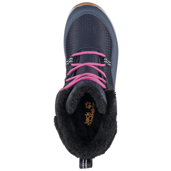 Best Kid's Polar Wolf Texapore Hoge Winterlaarzen Donkerblauw-grijze Jack Wolfskin