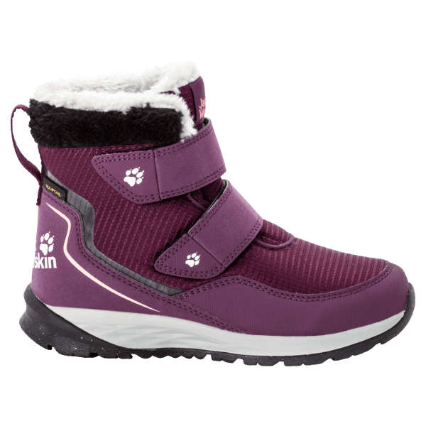 Collectie Paarse Jack Wolfskin Polar Wolf Texapore Mid Vc Winterlaarzen Voor Kinderen
