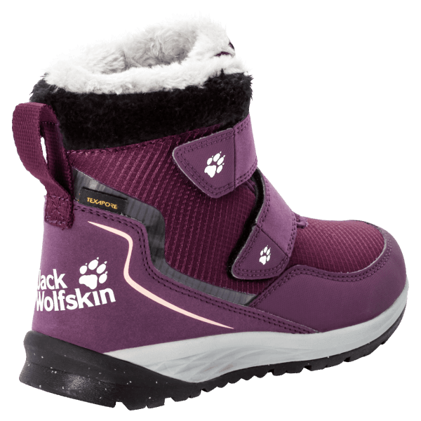 Collectie Paarse Jack Wolfskin Polar Wolf Texapore Mid Vc Winterlaarzen Voor Kinderen