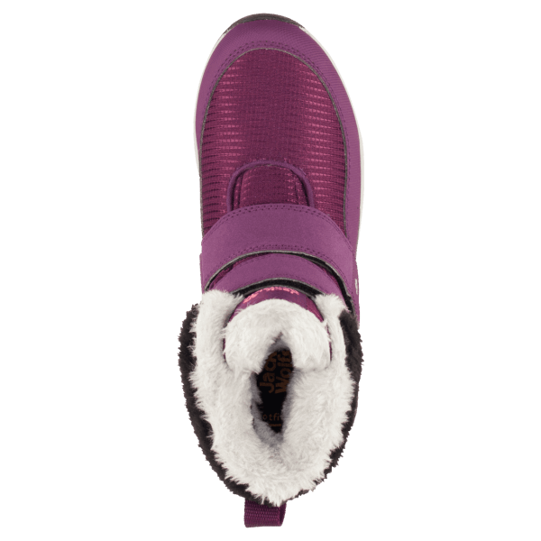 Collectie Paarse Jack Wolfskin Polar Wolf Texapore Mid Vc Winterlaarzen Voor Kinderen