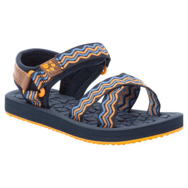 Jack Wolfskin Blauw-oranje Beste Kinder Zulu